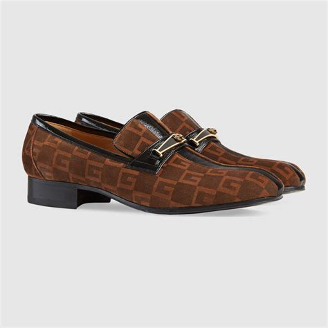 mocassino gucci uomo camoscio